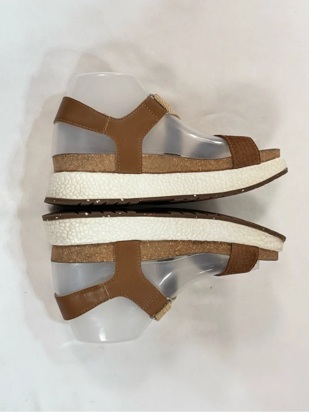 OTBT Brown and Beige SIERRA sling back Platform Sandals size 7